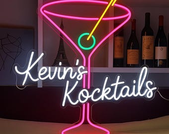 Personalized Bar Sign, Custom Home Bar Sign Decor, Bar Club Sign, Bar Art Decor, Sign for Man,Birthday Gifts For Him, Fathers Day Gift
