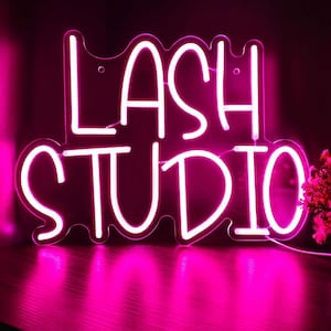 Custom Salon logo sign | Beauty Salon Sign | Custom business logo sign | 3D Business Sign | Backlit Acrylic Sign | Wall Hanging Office Decor