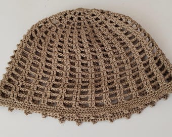 Skull Cap Crochet Pattern,boho Mesh Hair Net- Unisex Crochet Head