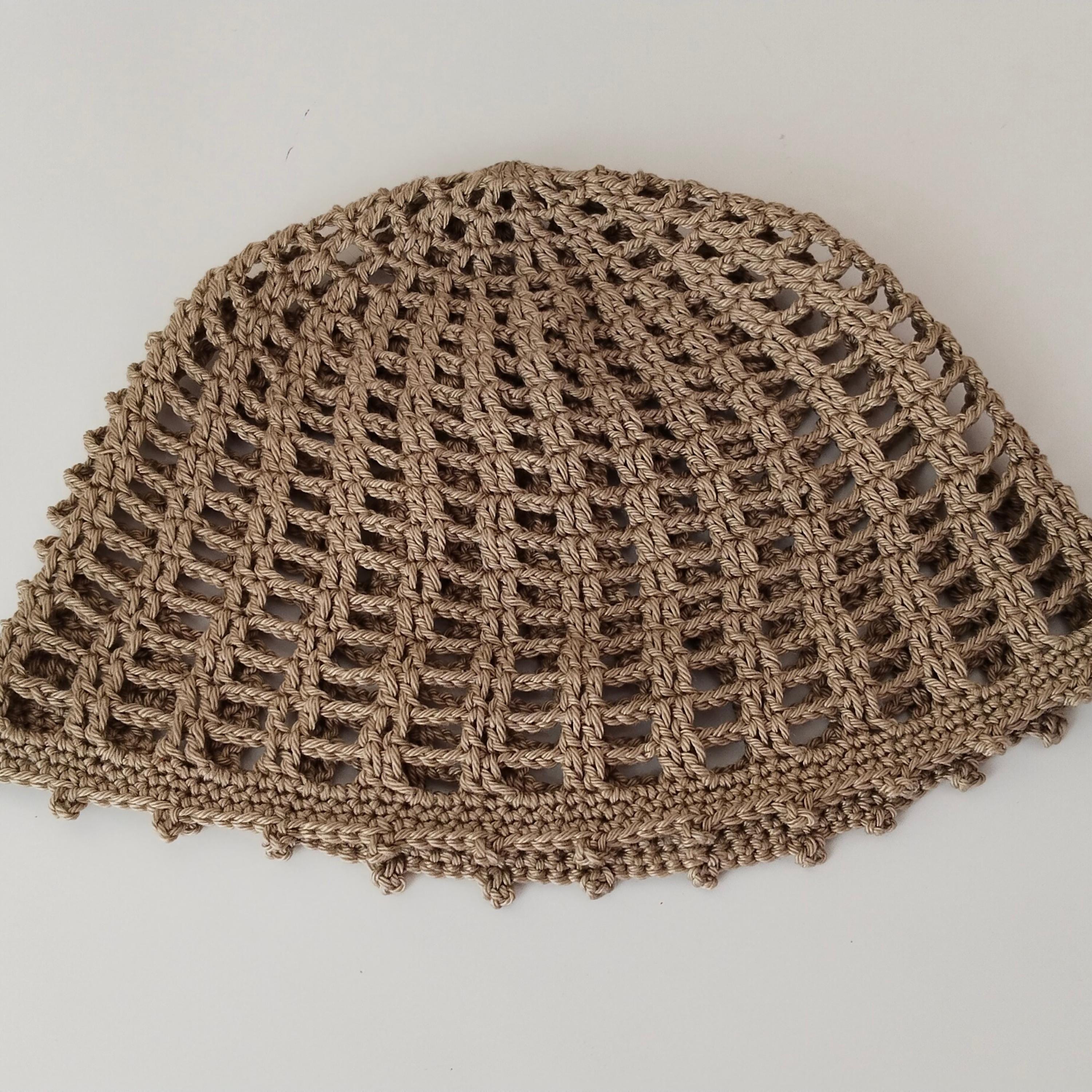 Skull Cap Crochet Pattern,boho Mesh Hair Net- Unisex Crochet Head