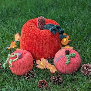Digital Crochet pattern Pumpkin PDF, Halloween crochet, Pumpkin patch, US terms, centerpiece decor, Fall Autumn Pattern