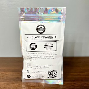 Back to sender, Stop evil scrub: powerful spiritual scrub