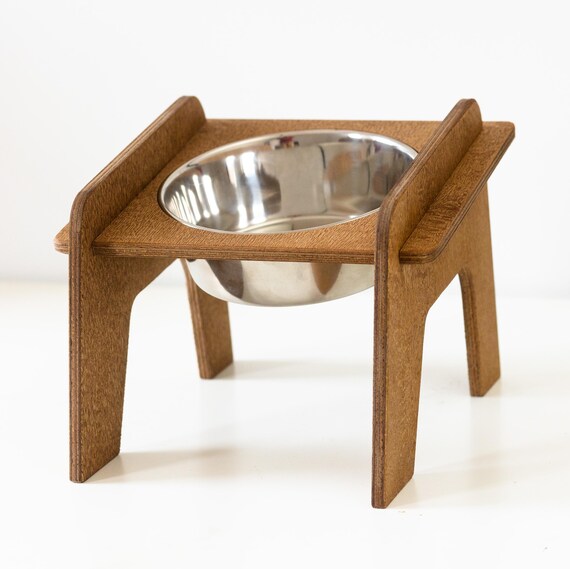 Portable Dog Bowl Stand With Stainless Steel Bowls Easy Assembly Perfect for Travel and Camping Customizable Design Etsy