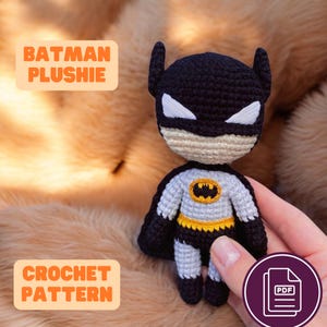 Bat pattern, Bat crochet, Superheroes crochet, Amigurumi Crochet Pattern, crochet pattern pdf, easy crochet pattern, Bat amigurumi, bat