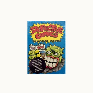Defective Comics complete factory sealed set of 50 vintage comic book parody/spoof trading cards. Active Marketing 1993. GPK Wacky Packages