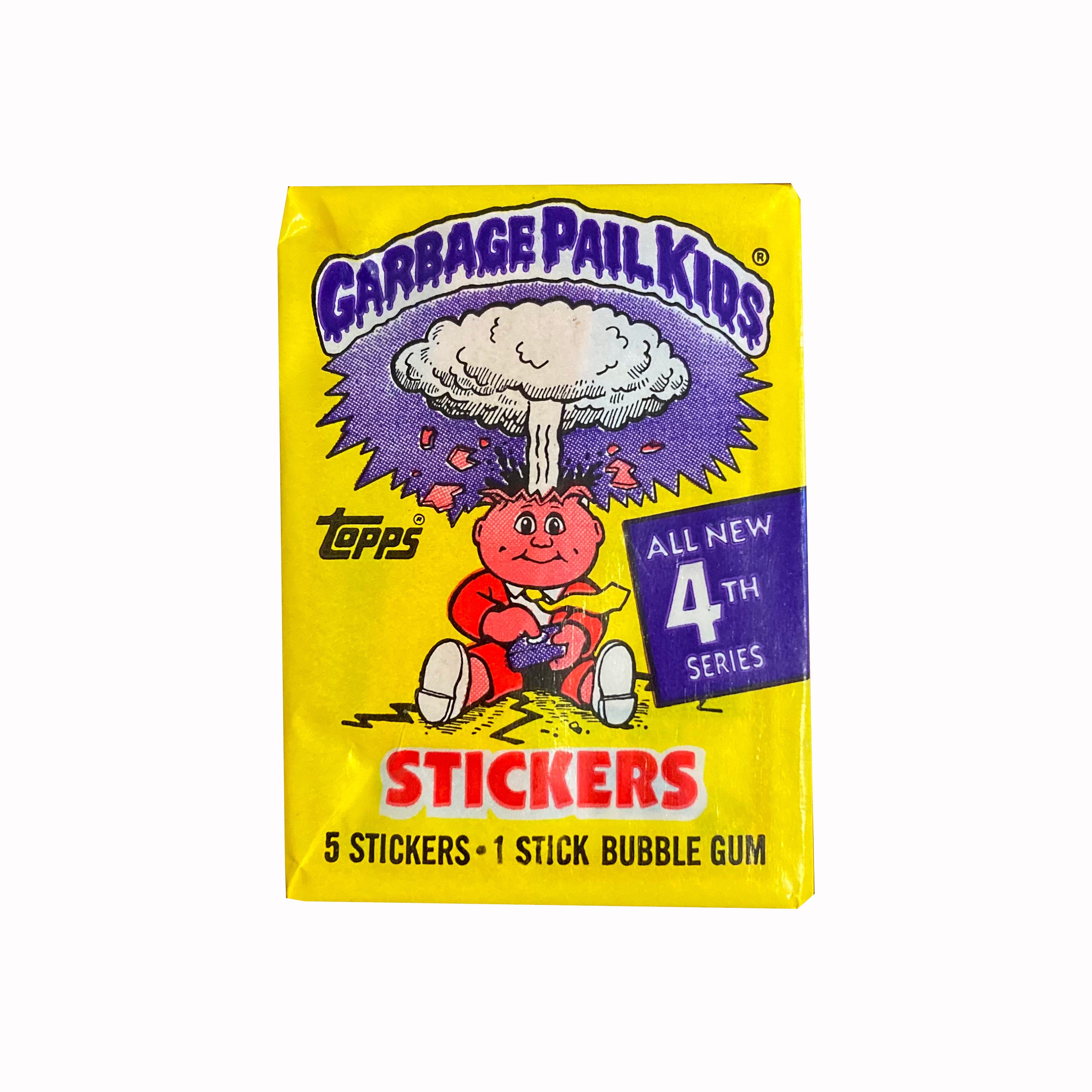 Garbage Pail Kids Original Series 4 Vintage Wax Pack. Contains 5 ...