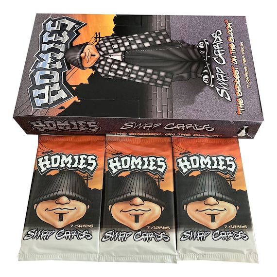 3 Packs of Homies Swap Cards. 7 Cards per Pack. the Baddest on the