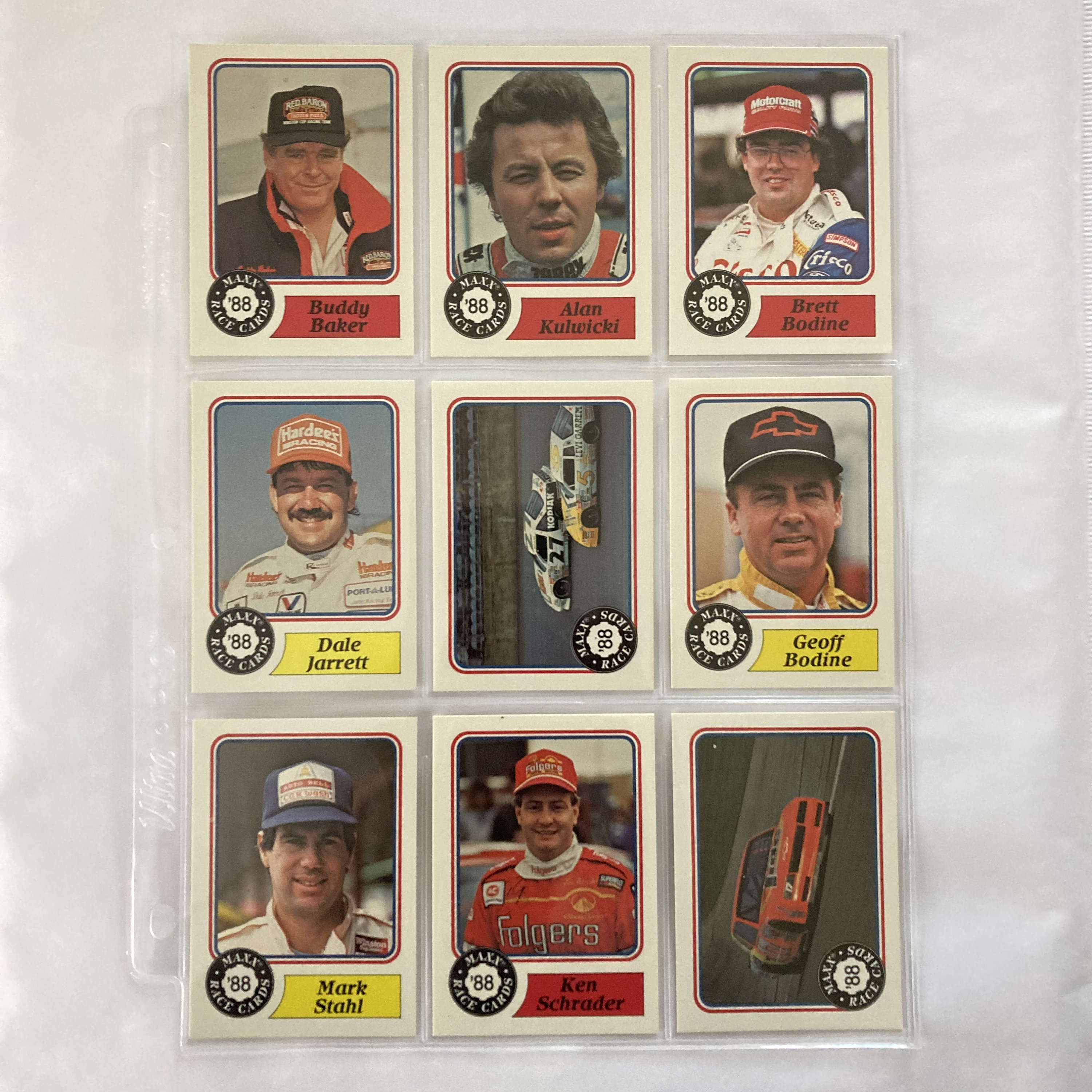 1988 maxx race cards first annual edition 1988 MAXX 1ST ANNUAL EDITION COMPLETE 100 CARD SET SEALED CHARLOTTE ED CSTR RARE