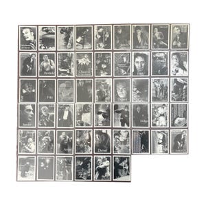 Henchmen of Horror complete 50 card set + 1 promo in excellent condition. Good Stuff Cards 2001. Numbered 468 out of 1000 sets produced.