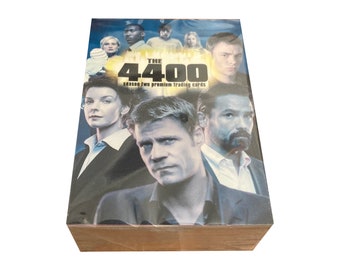 The 4400 Season 2 factory sealed set of 72 vintage trading cards. Released by Inkworks. Sci-Fi TV show.