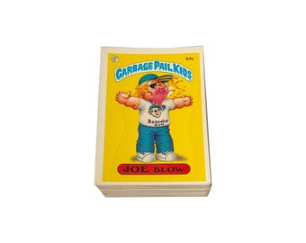 Garbage Pail Kids Original Series 3 complete set of vintage cards in VG condition. Includes 2 variations for 84 total cards. Topps 1986. GPK
