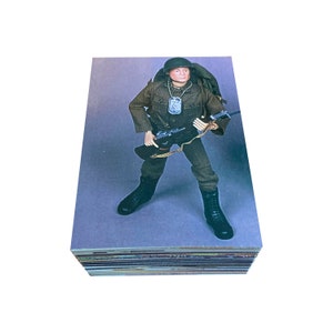 GI Joe 30th Salute complete set of 90 vintage trading cards in excellent condition. Comic Images 1994. A real American hero!