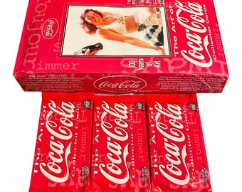 Coca-Cola コカコーラ缶　カード コカコーラ缶に入った黄色い花 #006 - アートグリーティングカード