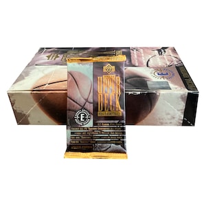 1 paquet de cartes de basketball vintage 1993-1994 Upper Deck Special Edition de la région de l'Est. 12 cartes NBA par paquet. Cartes à insertion aléatoire. DU 1993.