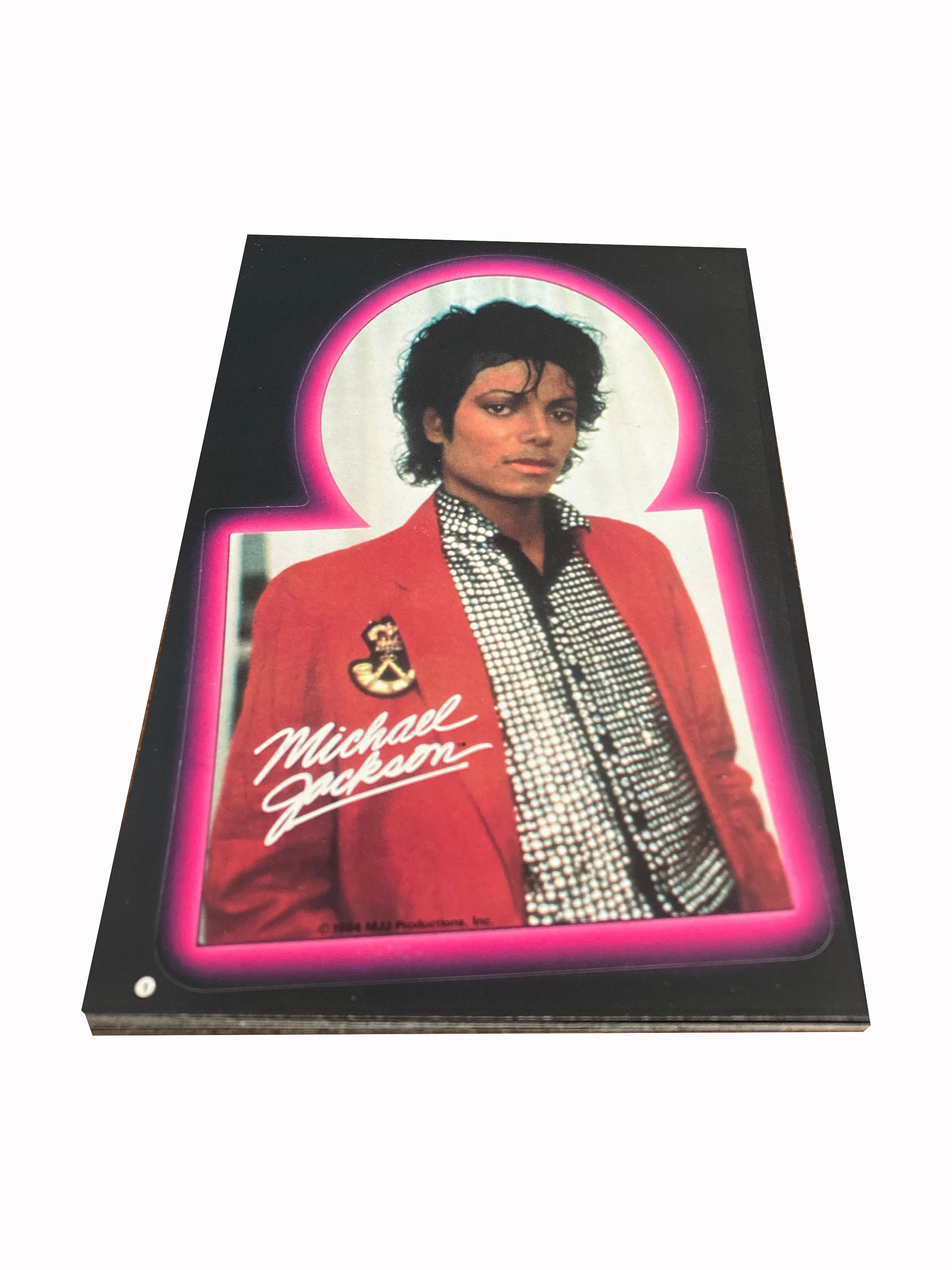 Michael Jackson Super Sticker Complete Set of 13 5x7 Stickers in