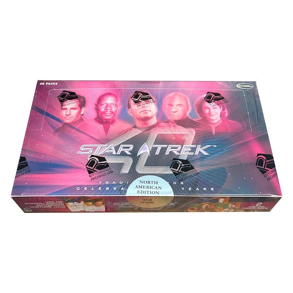 STAR TREK DVD 40巻セット Star Trek 40th Anniversary Factory Sealed Box of Vintage Trading