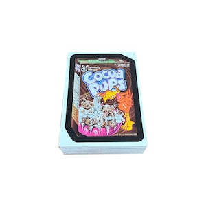 Wacky Packages All-New Series 3 complete set of 55 vintage sticker cards in excellent condition. Topps 2006. ANS3 GPK