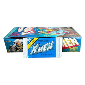 1 pack of X-Men vintage trading cards. 10 cards per pack. Collect all 90! Artwork by Jim Lee! Comic Images 1991.