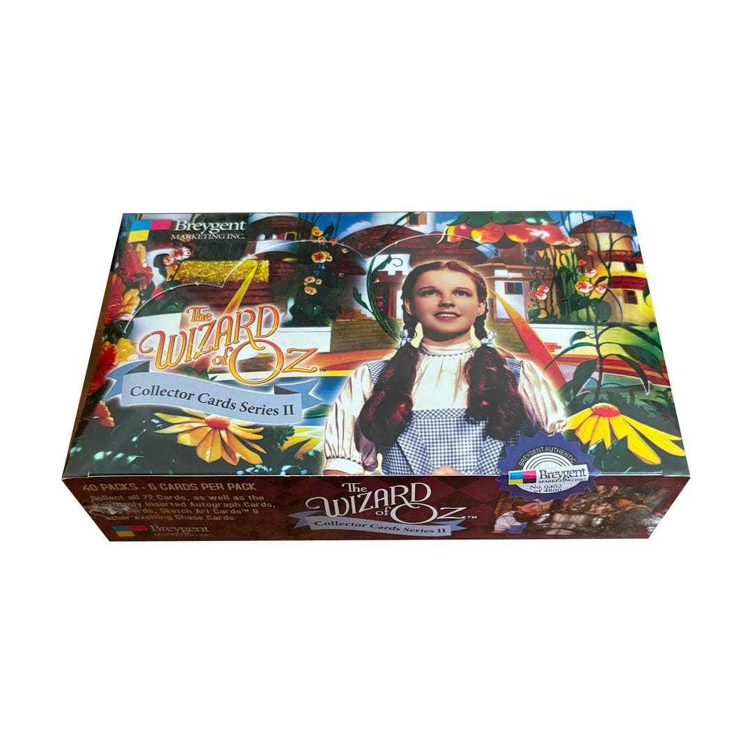 Factory Sealed Box of the Wizard of Oz Series 2 Vintage Trading Cards ...