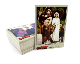 Here's Bo! complete base set of 72 vintage trading cards in excellent condition. Fleer 1981. Pictures of Bo Derek.
