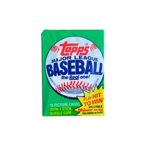 1 pack of 1981 Topps Baseball cards. 15 picture cards per vintage wax pack. Collect them all! Topps 1981. Tons of classic MLB stars!