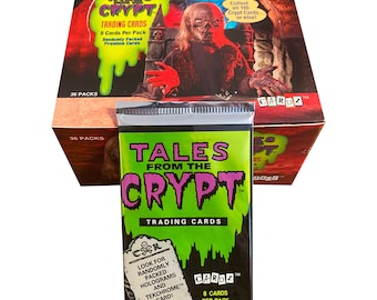 1 pack of Tales From the Crypt vintage trading cards. 8 cards per pack. Cardz 1993. Collect all 110 or else! Cryptkeeper!
