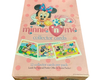 Disney Minnie n me ヴィンテージ トレーディングカード Minnie N Me Vintage Trading Cards ONE Pack 1991 Disney