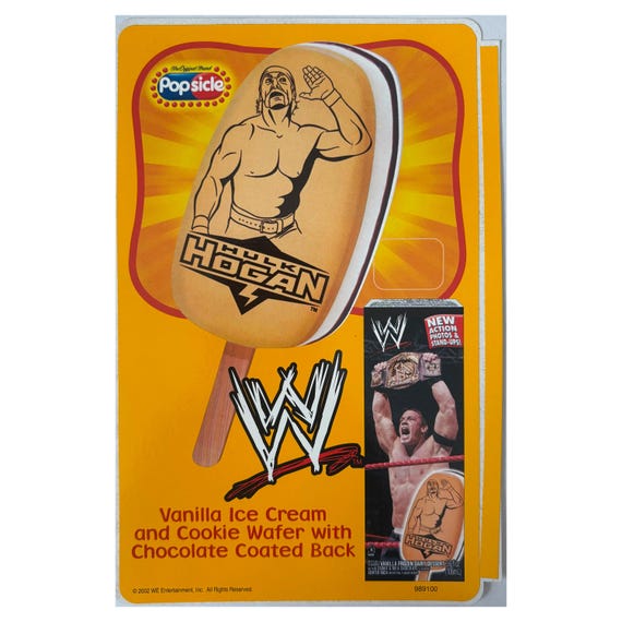 Unique WWE + Hulk Hogan Collector's Item! Authentic Vintage Ice