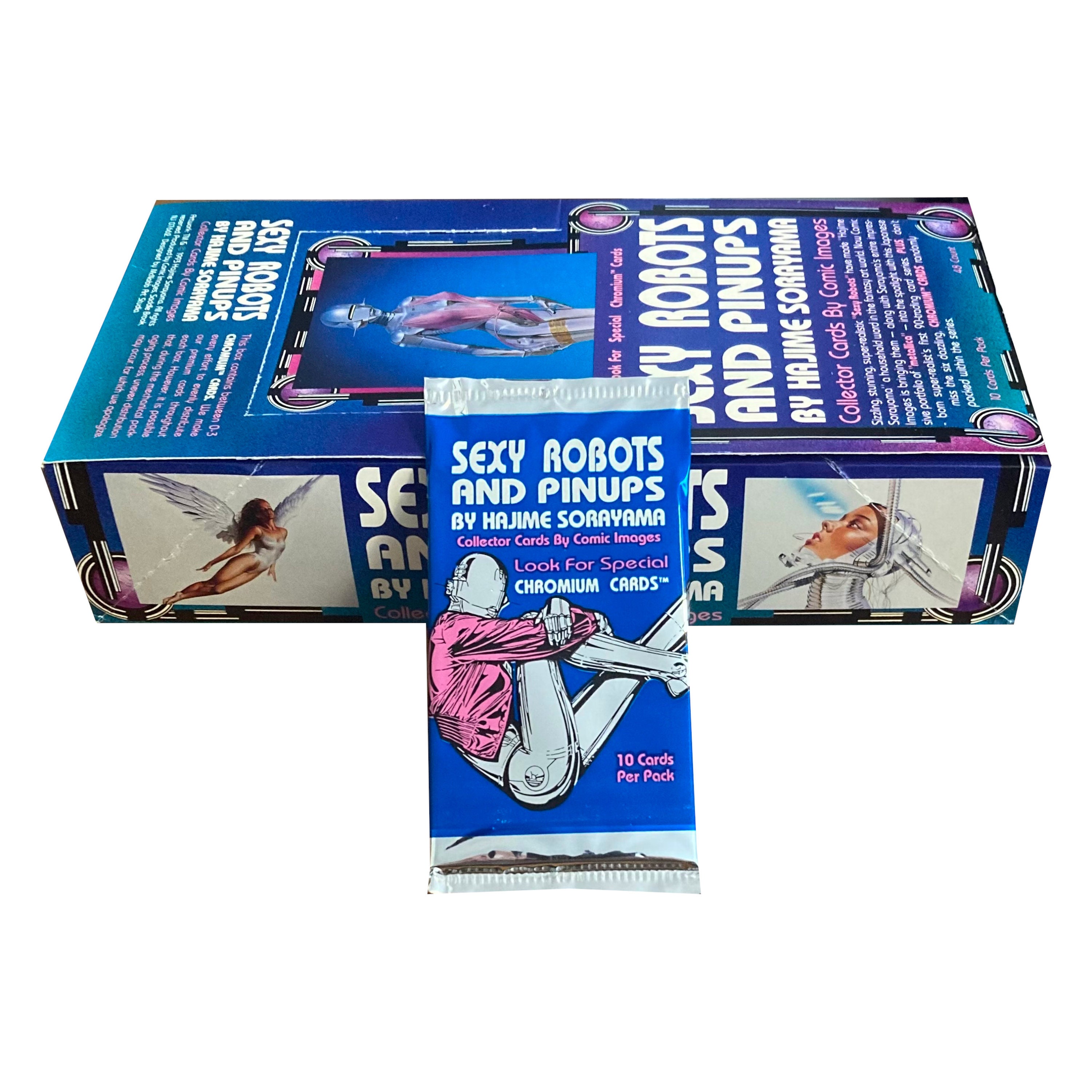 1 Pack of Sexy Robots and Pinups by Hajime Sorayama. 10 Vintage