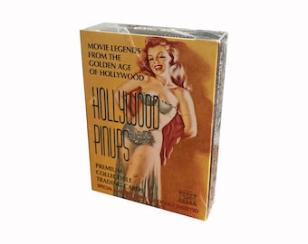 &quot;Vintage Sammelkarten &quot;&quot;Hollywood Pinups&quot;&quot;.&quot; 50 Karten. Filmlegenden aus dem Goldenen Zeitalter Hollywoods. 21st Century Archives 1994.