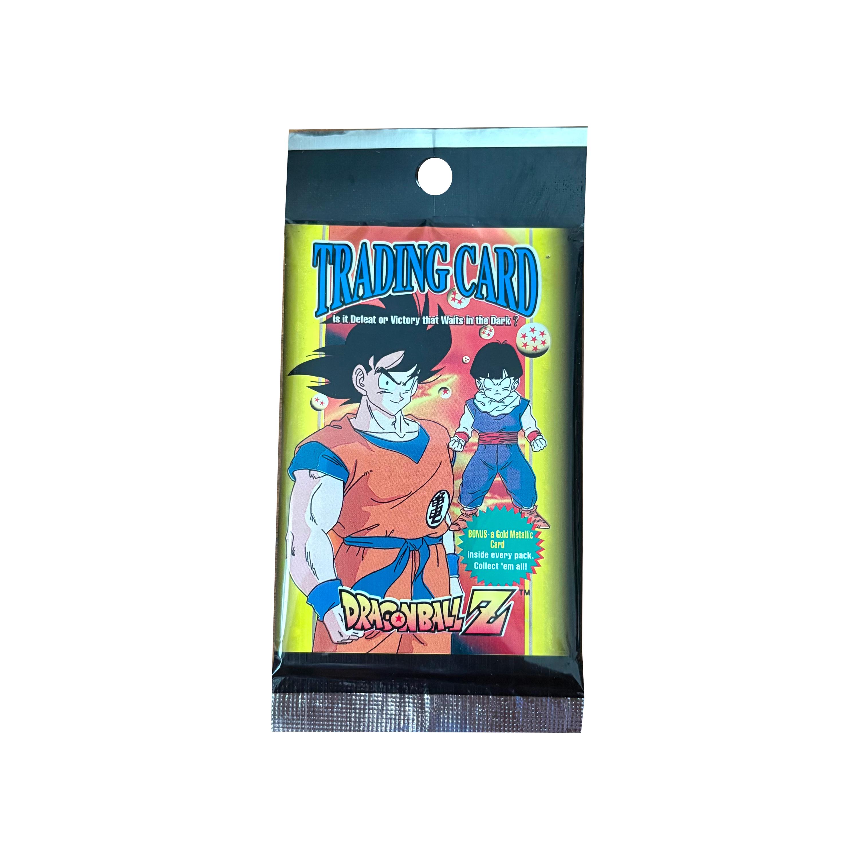 1 Pack of Dragon Ball Z Series 1 Vintage Trading Cards. 9 Cards +
