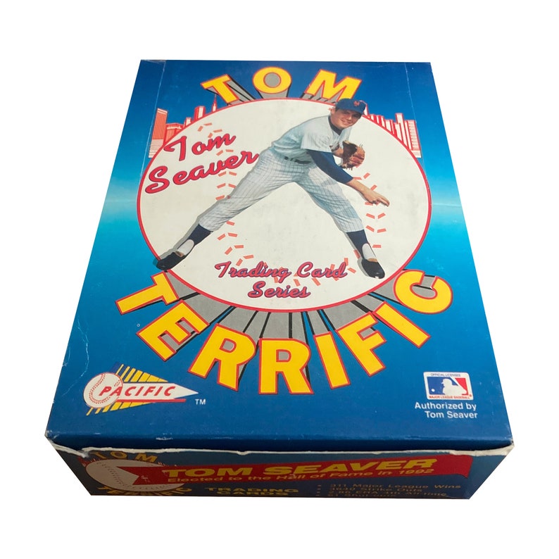 Full Box of Tom Terrific Tom Seaver Trading Cards. 36 Packs of 12 Cards