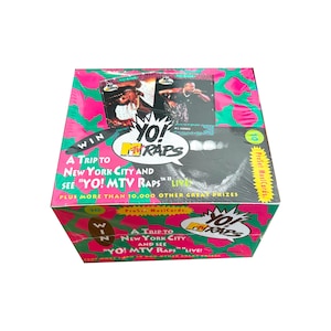 Yo MTV Raps Trading Cards. Unopened, 4 Packs of 10 Cards