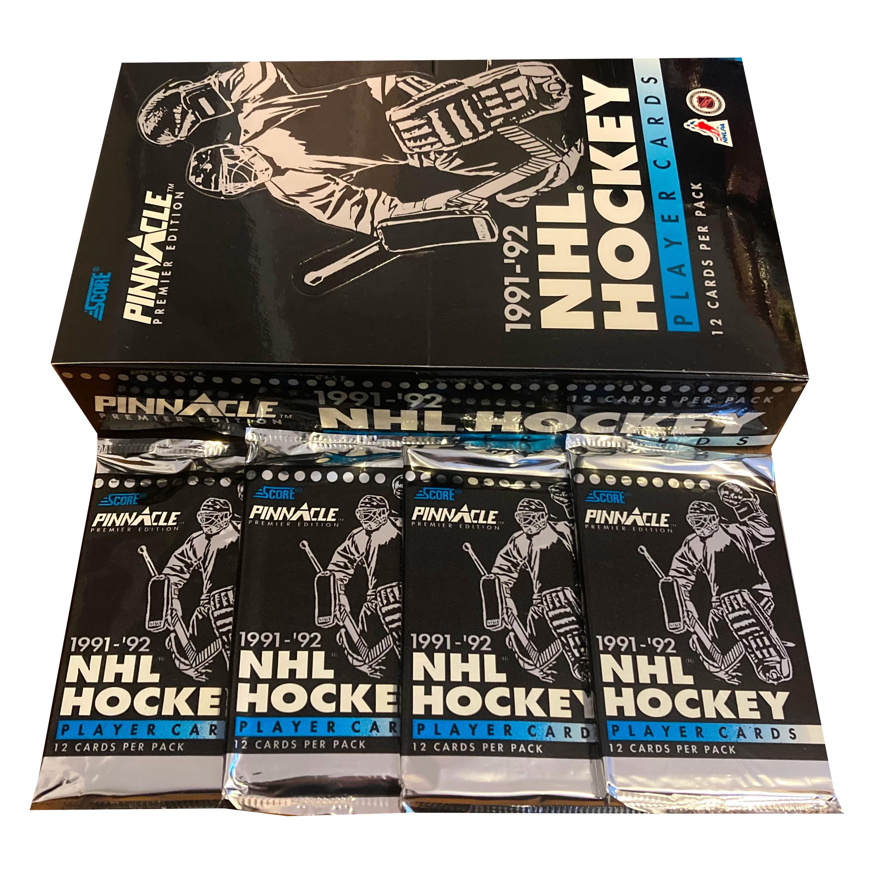 4 Packs of 1991 Score Pinnacle Premier Edition NHL Hockey Cards