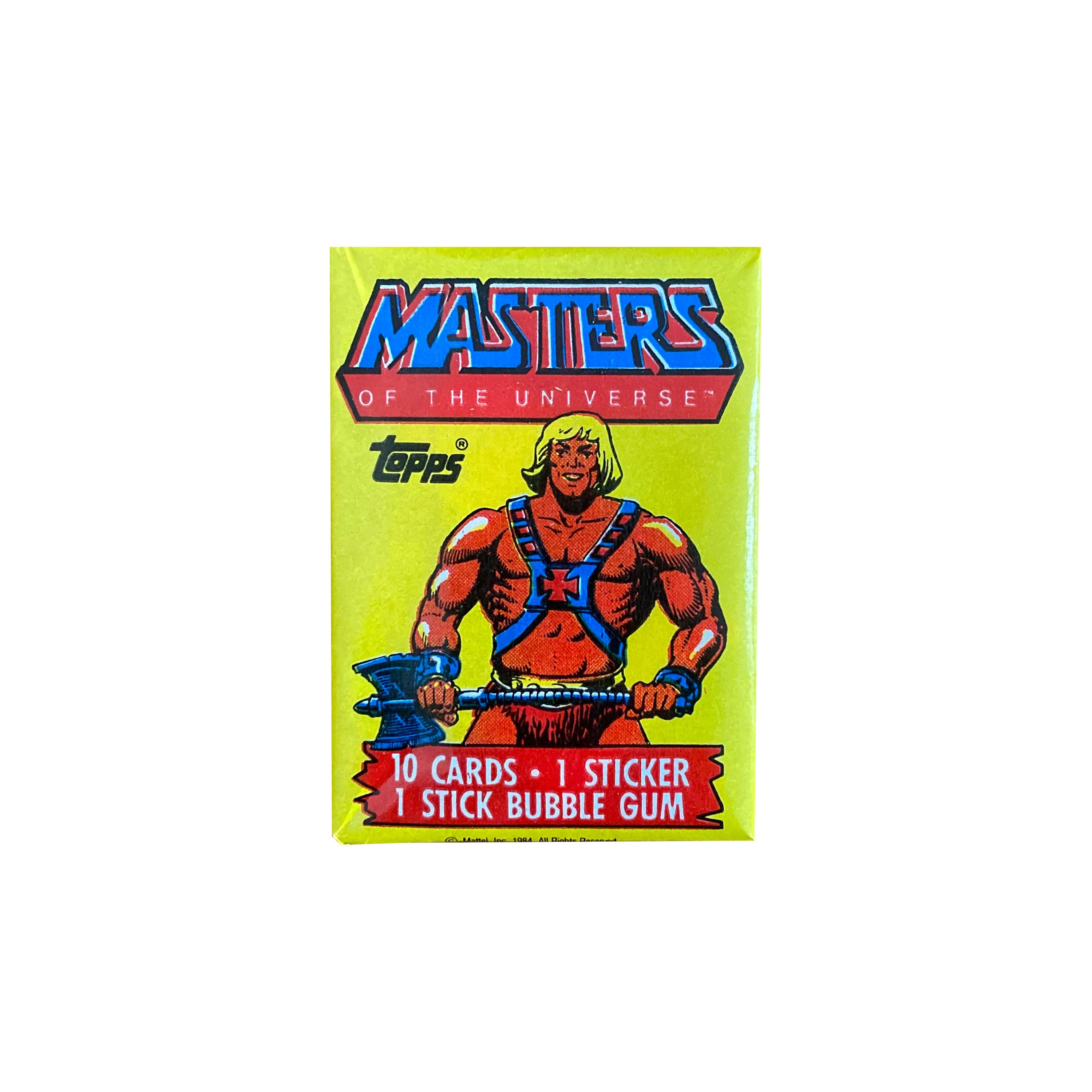 1 Masters of the Universe Vintage Wax Pack in Excellent Condition