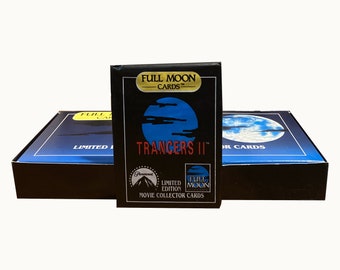 Trancers 2 limited edition movie collector cards. 1 sealed wax pack. Full Moon Cards 1991. Must have for any horror card collector! HTF!