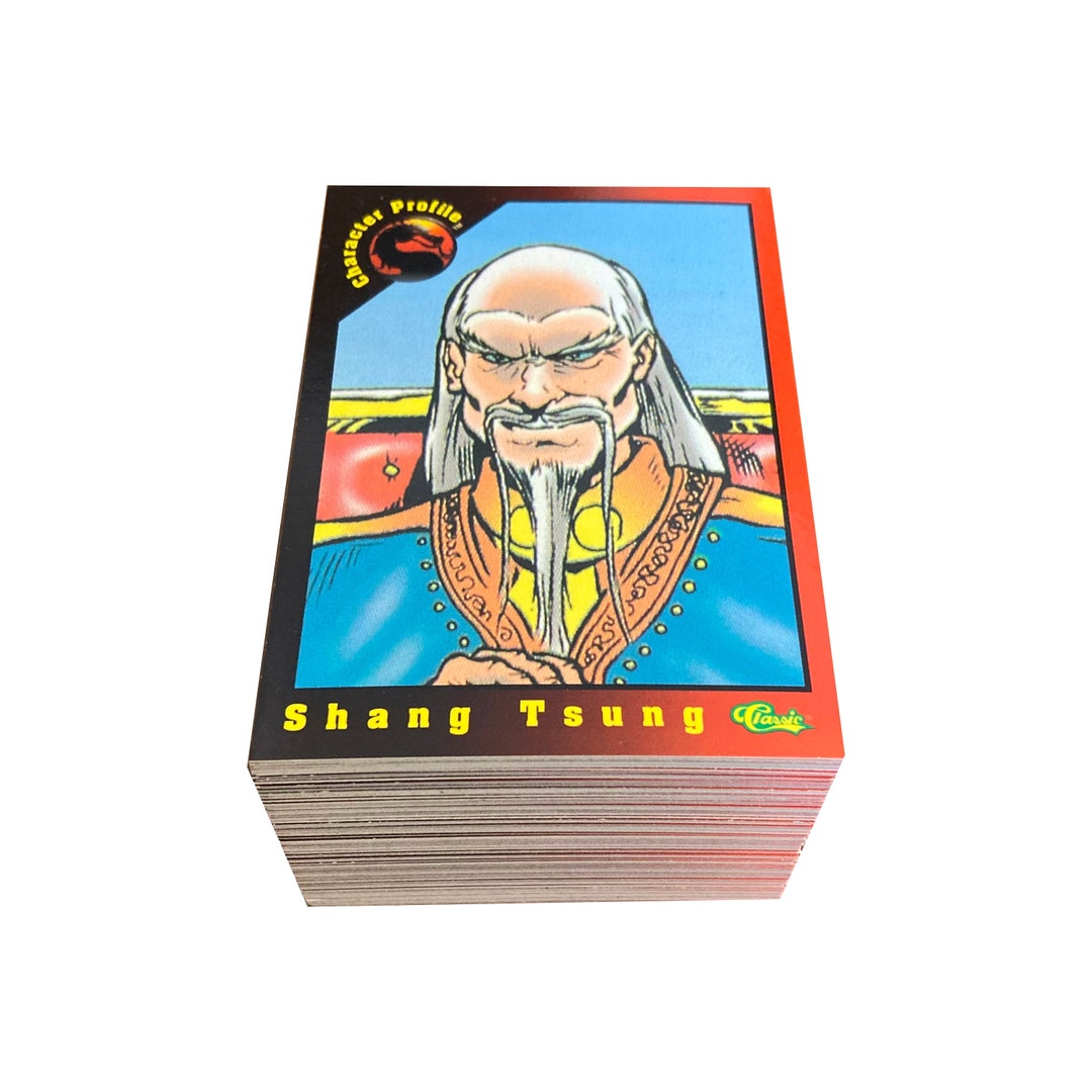Mortal Kombat Complete Set of 100 Vintage Video Game Trading Cards in ...