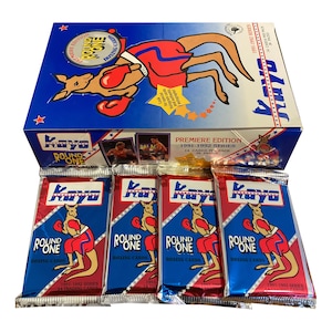 Kayo Round One ボクシング コレクター カード 4 パック。1991-1992 シリーズ。1 パックあたり 14 枚のカード。ヘクター カマチョ! トミー モリソン! テリー ノリス! その他多数!