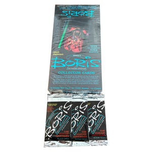 Factory sealed BOX of Boris Series 2 vintage fantasy art trading cards. 36 packs of 10 cards + 3 bonus packs! Comic Images 1992. Vallejo