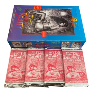 4 packs of Fatal Beauty vintage collector cards. 8 cards per pack. Mature artwork by Don Paresi. The Illustration Studio 1996.
