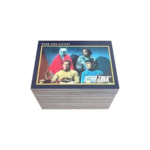 Star Trek 25th Anniversary Series 2 complete set of 150 vintage trading cards in excellent condition. Impel 1991. Kirk Spock Picard TNG