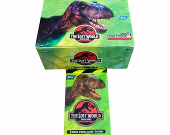 toppsジュラシック・パークシリーズ　THE LOST WORLD 12パック 1997 Jurassic Park The Lost World Factory Sealed Trading Card Box