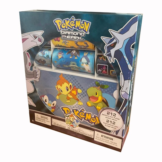 Pokemon Diamond and Pearl Sticker Extravaganza. 212 Stickers and 8