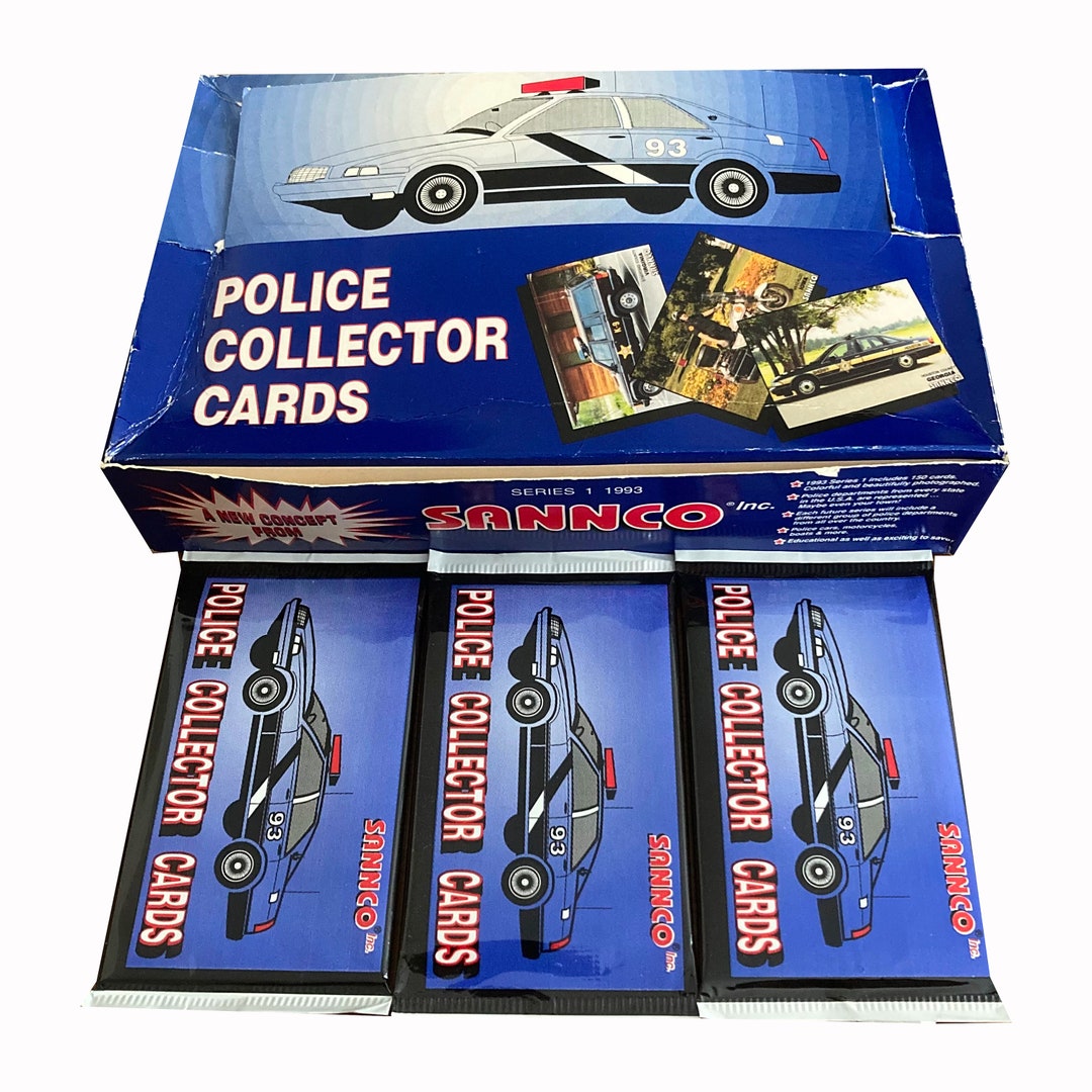3 Packs of Police Collector Cards. Series 1. 8 Cards per Pack. 150 Card