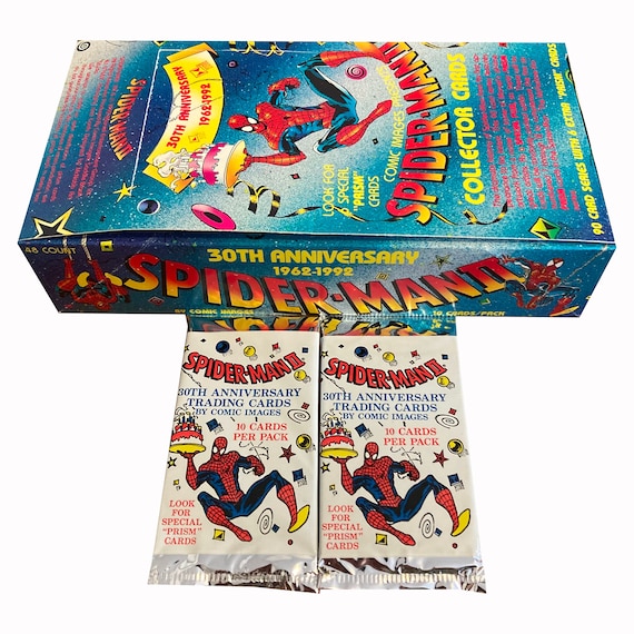 スパイダーマンII 30周年記念ヴィンテージトレーディングカード2パック