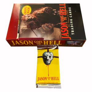 1 paquet de cartes à collectionner vintage Jason Goes To Hell The Final Friday. 12 cartes par paquet. 1993 Eclipse Enterprises. Indispensable pour les fans d'horreur !