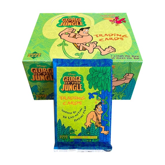 1 Pack of Disney's George of the Jungle Vintage Trading Cards