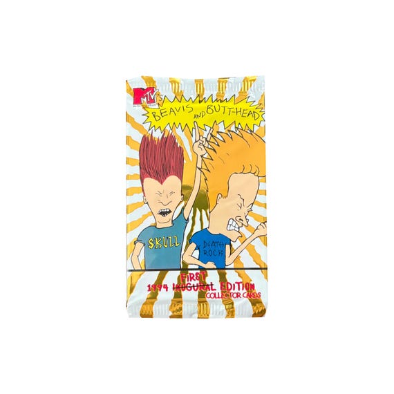 ビーバス＆バットヘッドのヴィンテージ・トレーディングカード1パック