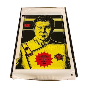 3 packs of Star Trek II - The Wrath of Khan vintage jumbo 5x7 trading cards. 2 oversized trading cards per pack. Collect all 30! FTCC, 1982.