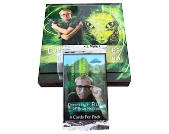1 pack of Conspiracy Files Of Dean Haglund vintage trading cards. 8 cards per pack. Randomly inserted special cards. MNS Cards 2007. X-Files